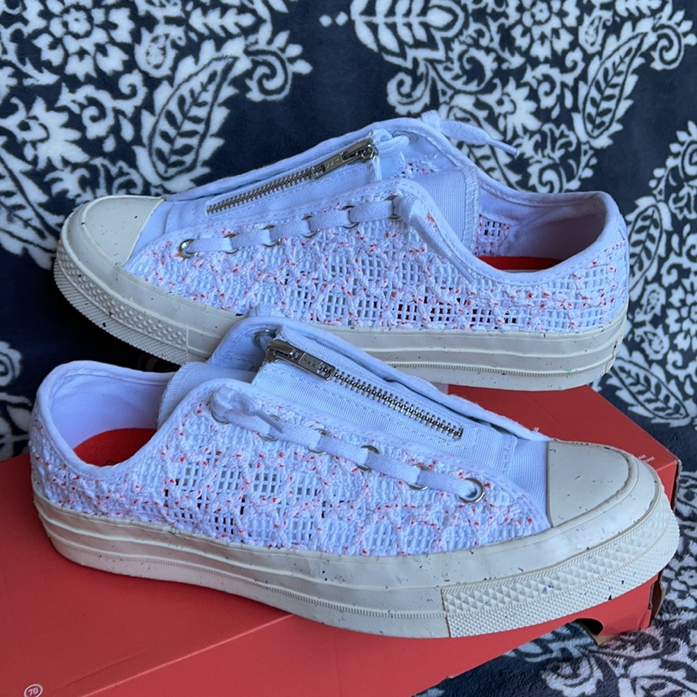 Converse Chuck Taylor 70 OX White/Bright Poppy/Egret WMNS - Picture 11 of 16